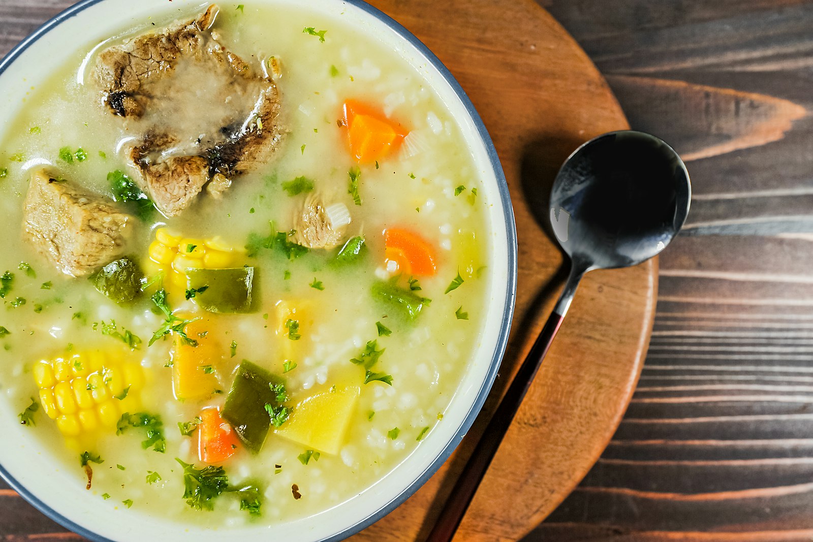 Creamy chicken and vegetable stew
