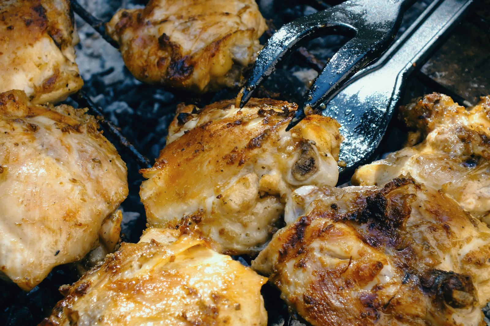 Roasted chicken thighs with herbs