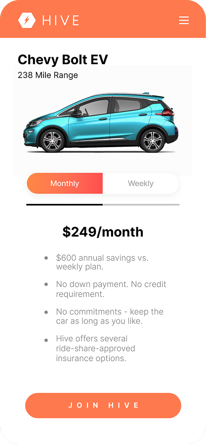Drive Hive on mobile