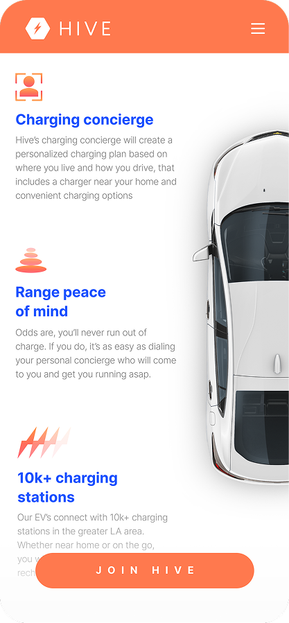 Drive Hive on mobile