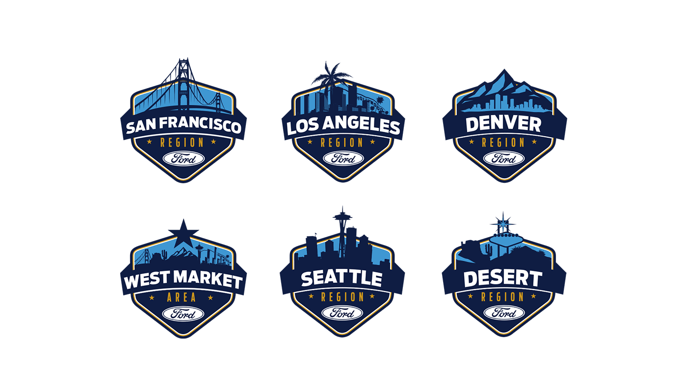 Ford regional badges