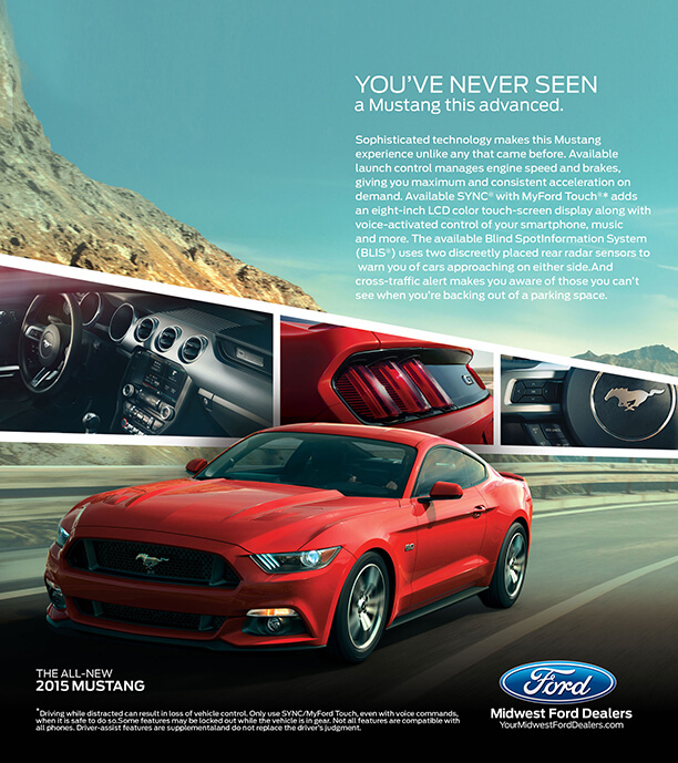 2015 Ford Mustang ad: You've Never Seen a Mustang This Advanced