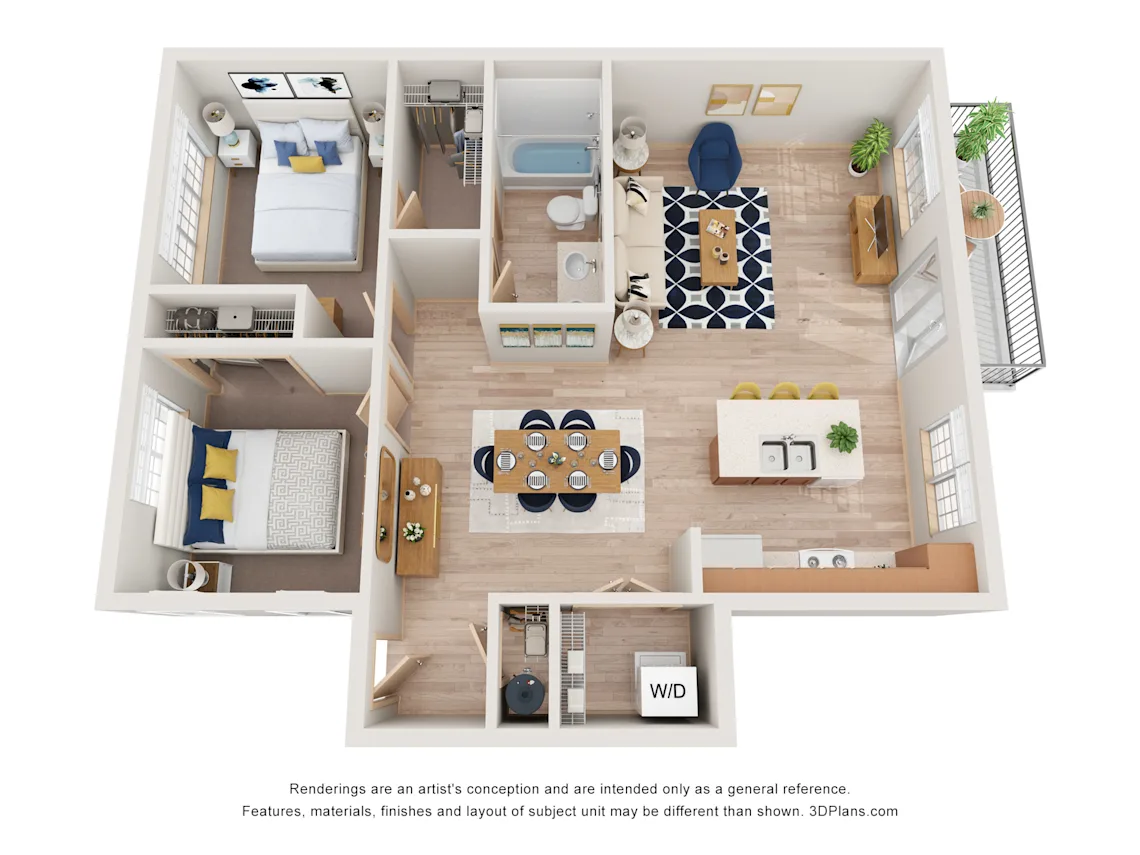 2bd, 1bth A