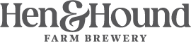 Hen & Hound Farm Brewery wordmark logo in stylized text.