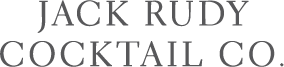 Text logo reading 'JACK RUDY COCKTAIL CO.' in a serif font with spaced letters.