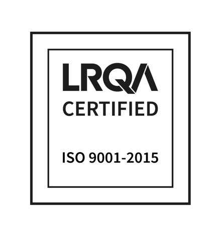 LRQA certified ISO 9001:2015
