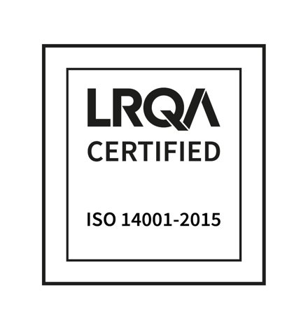 LRQA certified ISO 14001:2015