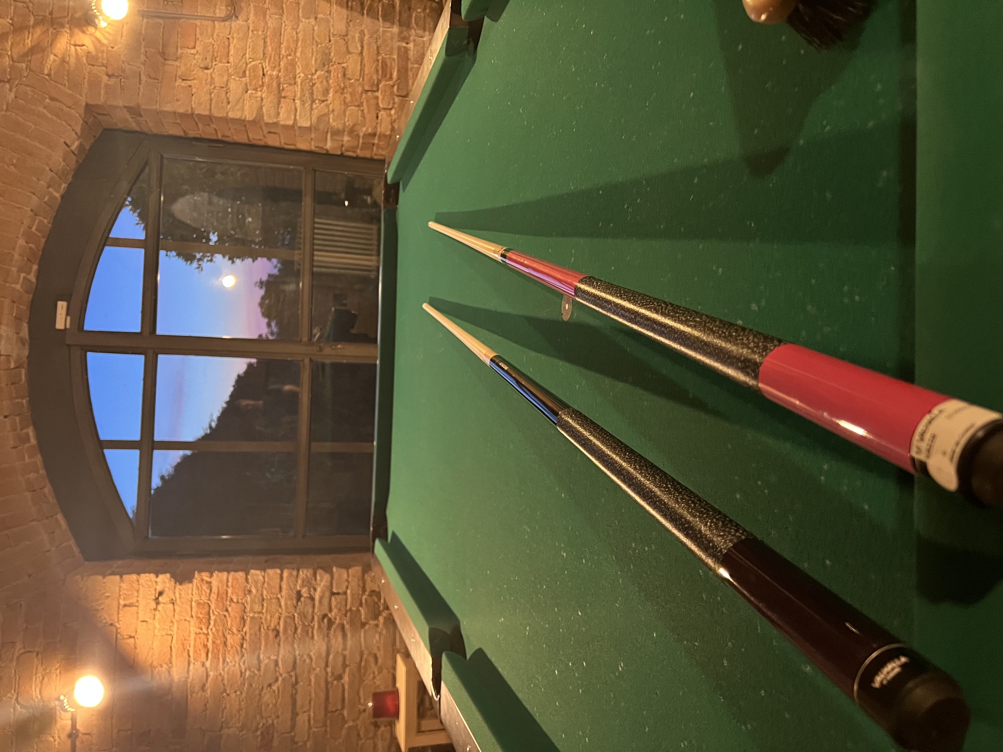 Billiards room inside Cascina Berchi