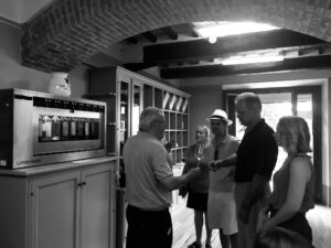A winery visit during a family trip through Tuscany