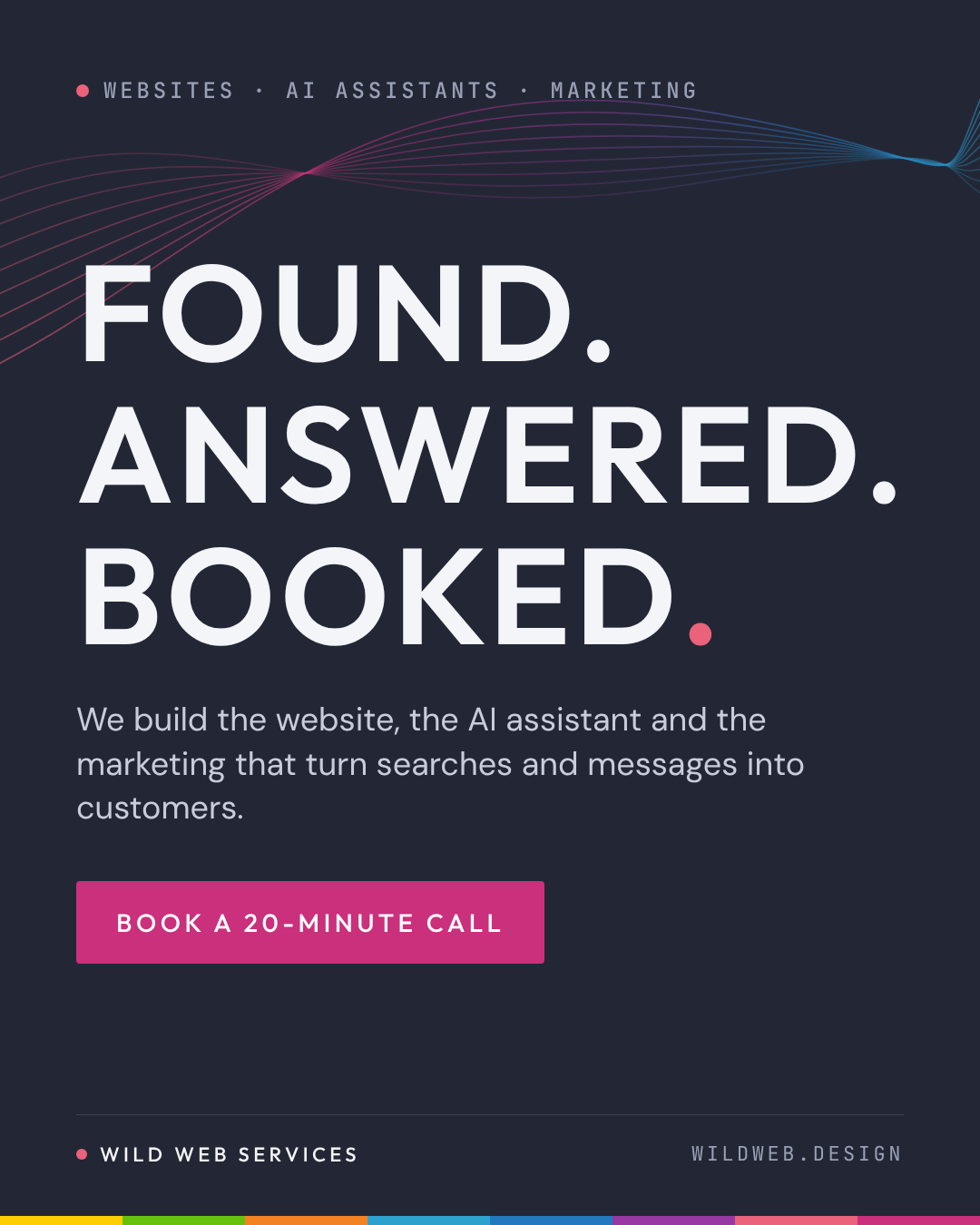 Found. Answered. Booked.