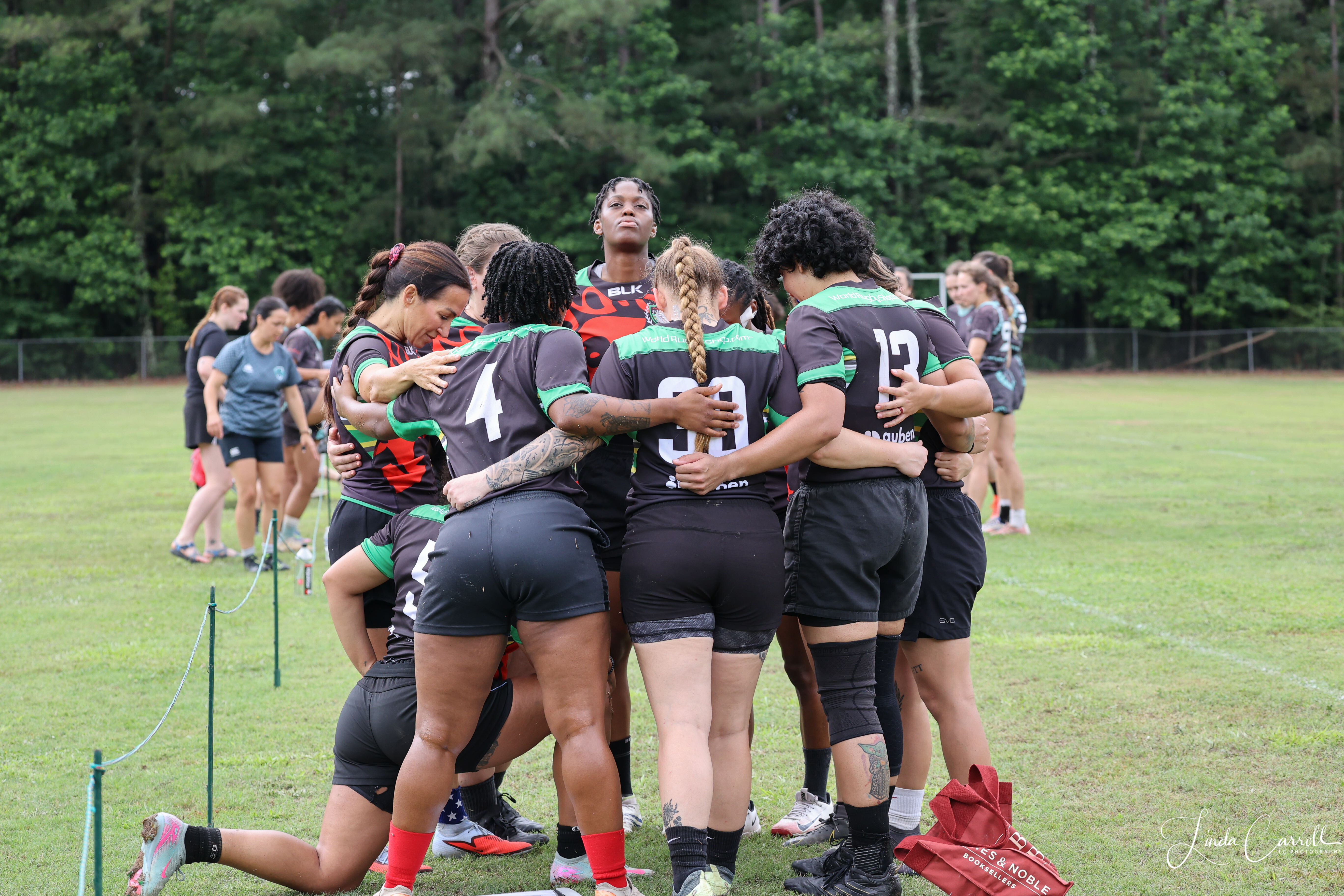 Team huddle on match day