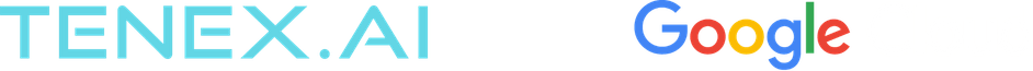 TENEX.AI and Google logos