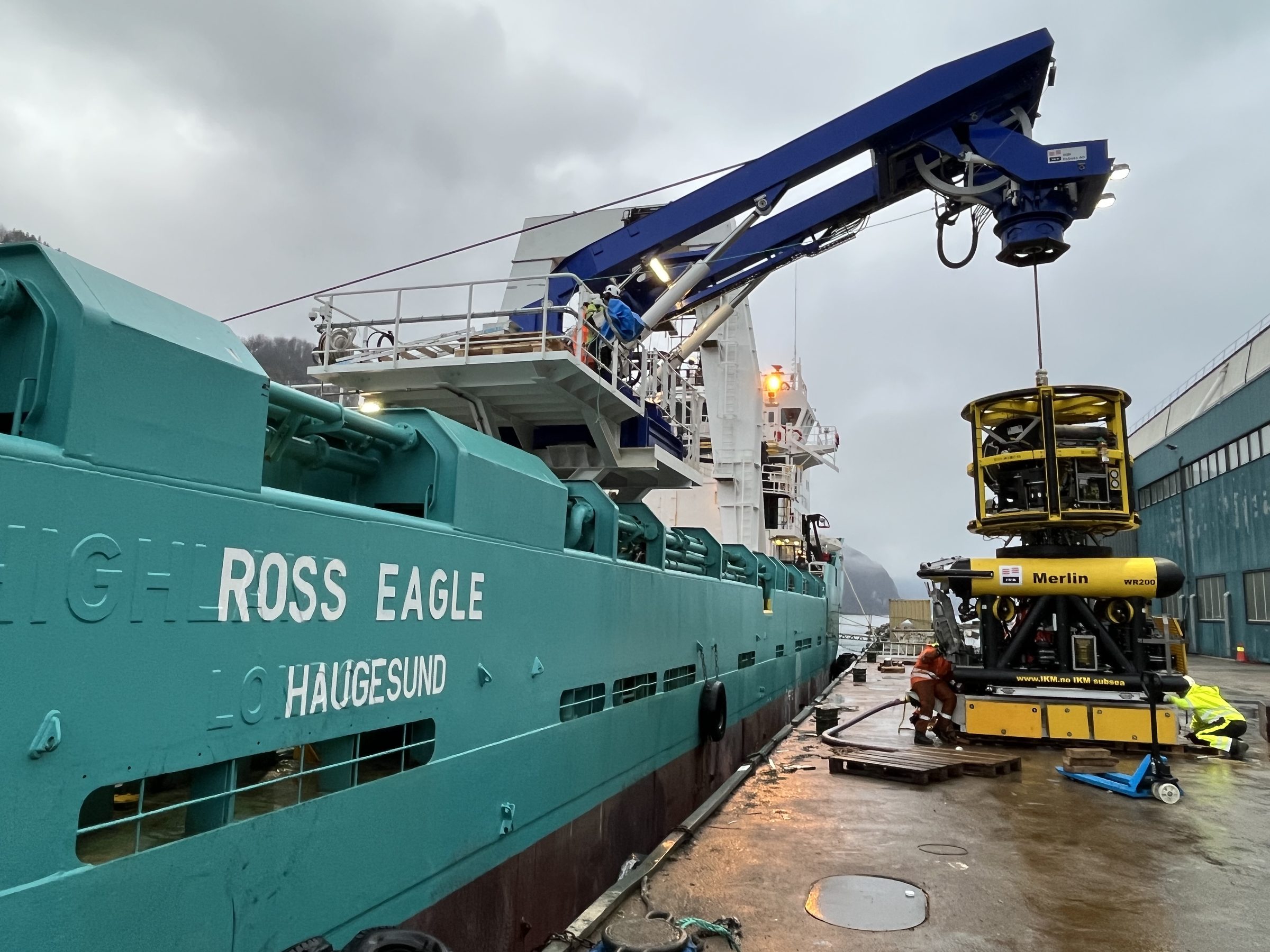 M/V Ross Eagle sets a new standard in integrated site survey and geotechnical management