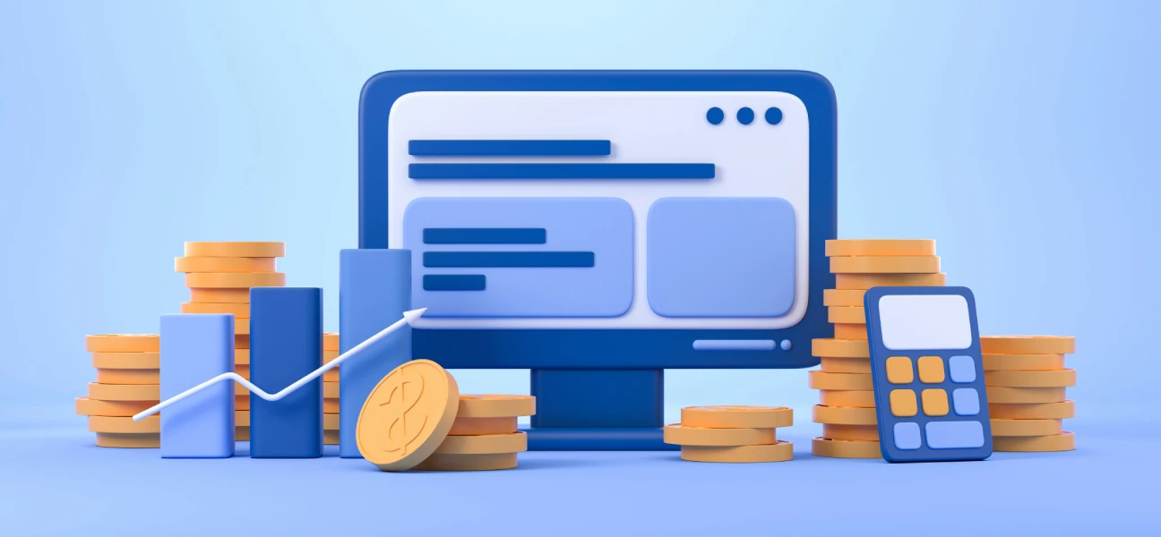 website kosten illustratie