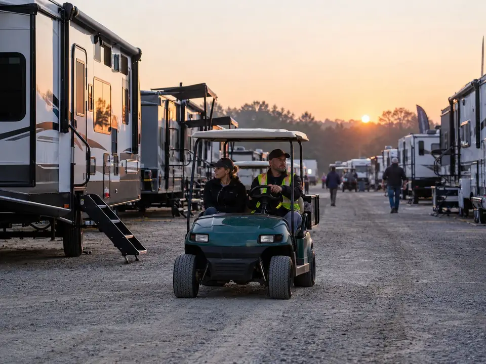 RV show and event logistics