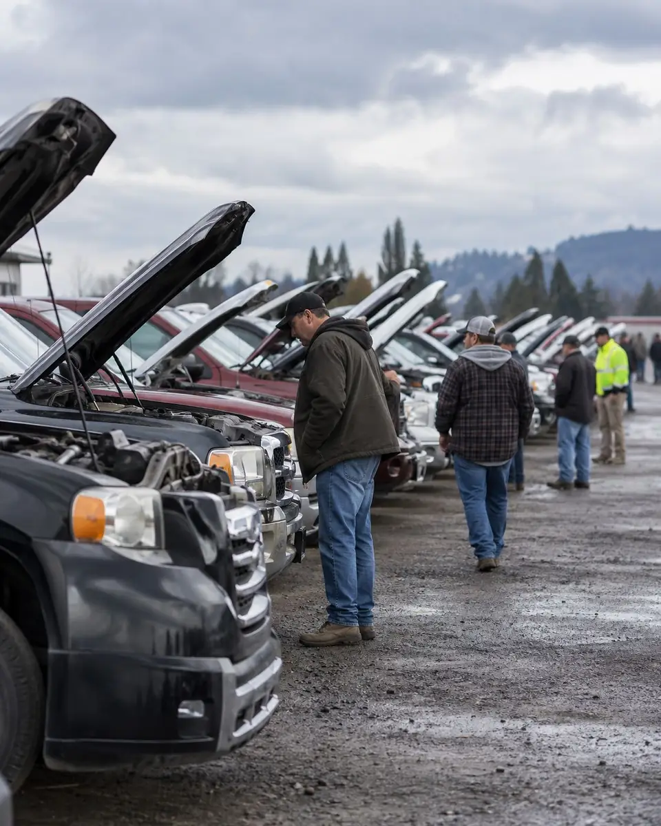 Auction and dealer vehicles