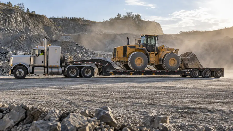 Heavy equipment transport