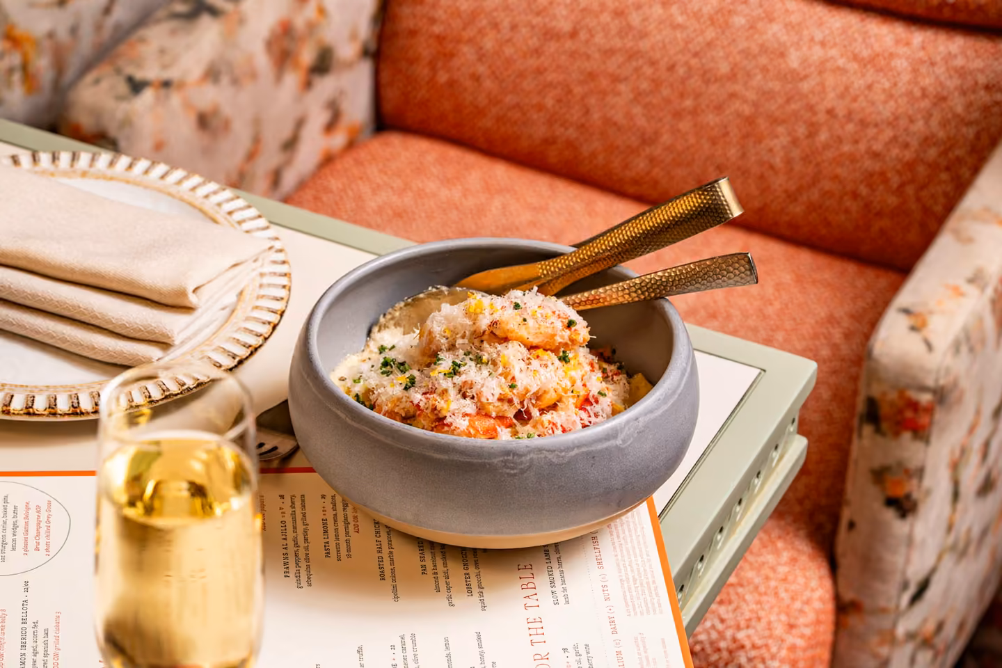 Signature dish at River Club DC, a Mediterranean restaurant at Washington Harbour on the Georgetown waterfront
