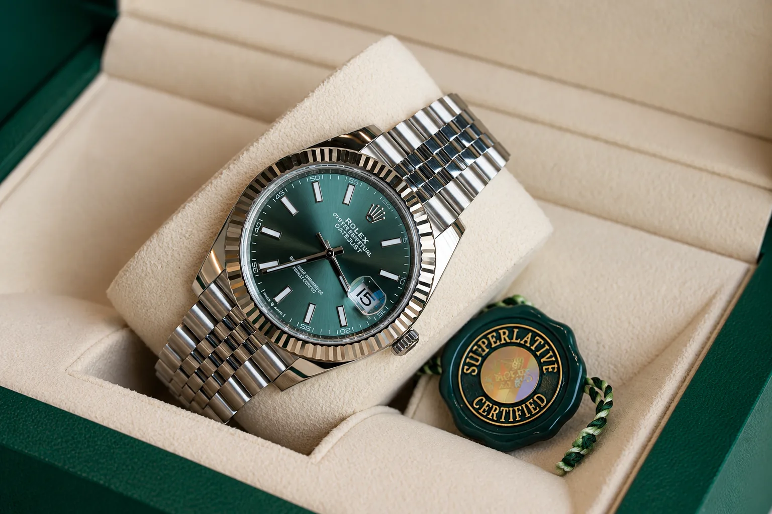 A serviced watch presented in its box