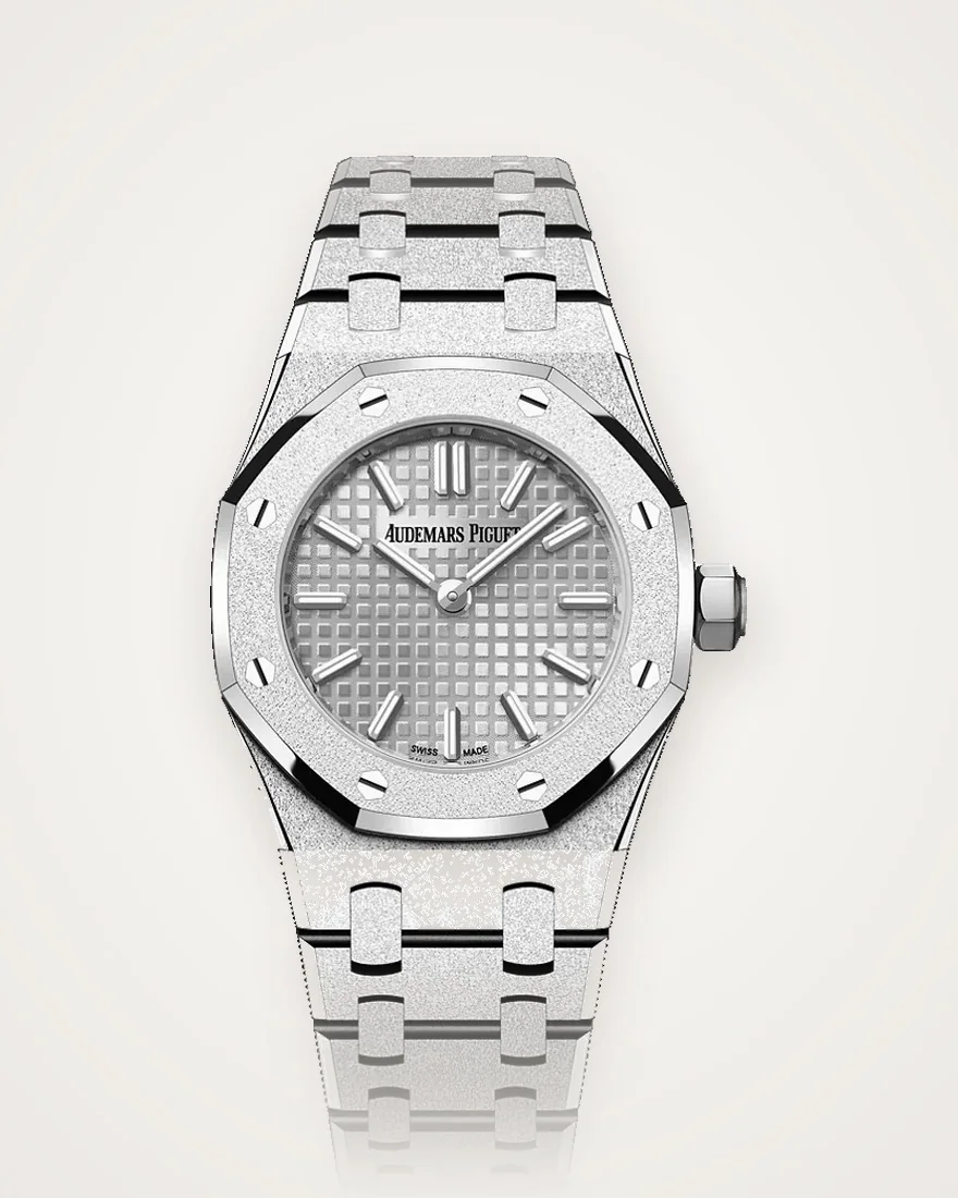 Audemars Piguet Royal Oak in frosted white gold