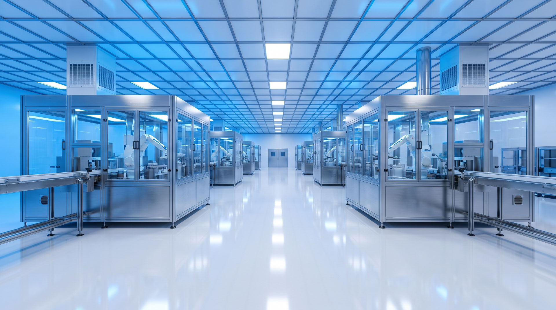 Commercial cleaning at an industrial site