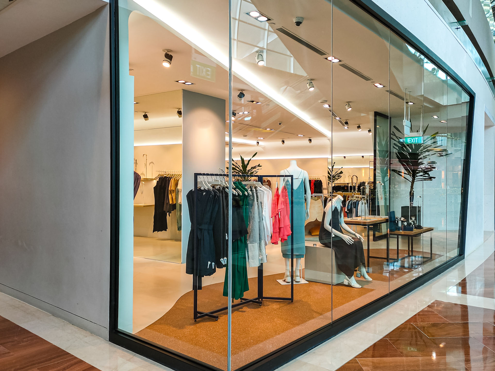 Areas serviced within a retail store