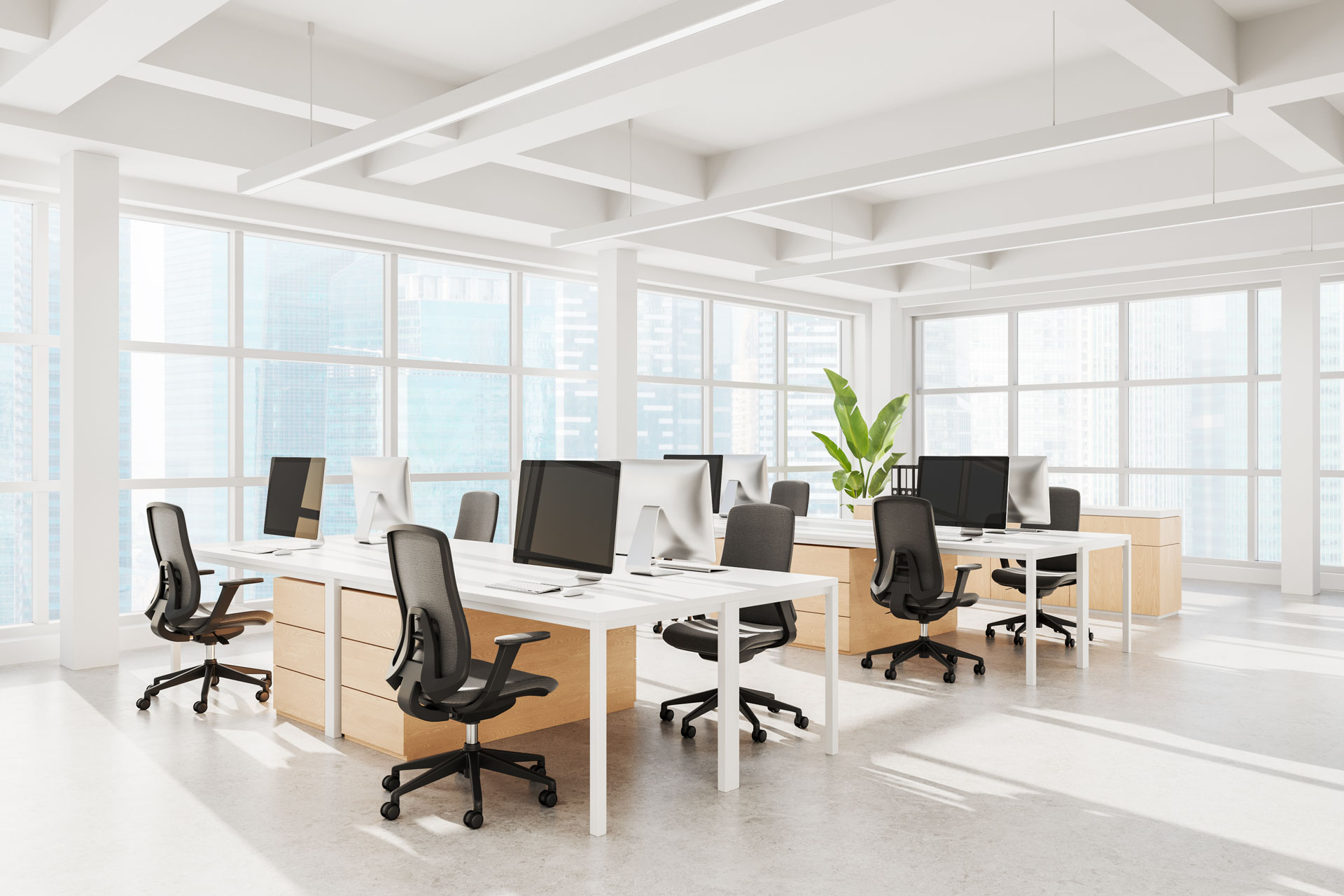 CleanCo cleaning team servicing a commercial workplace