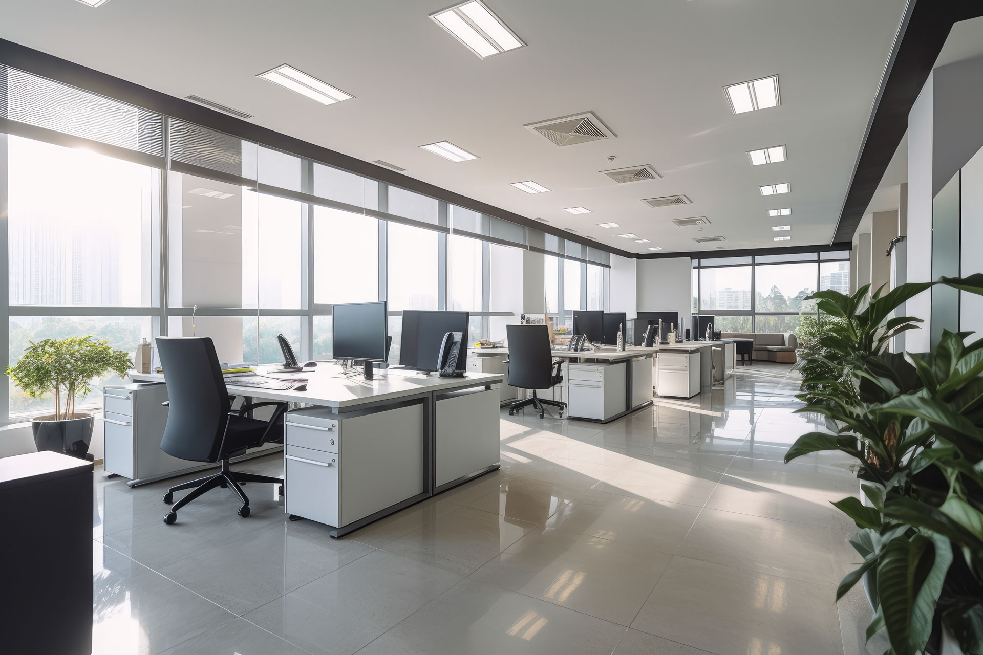 Commercial office serviced by CleanCo