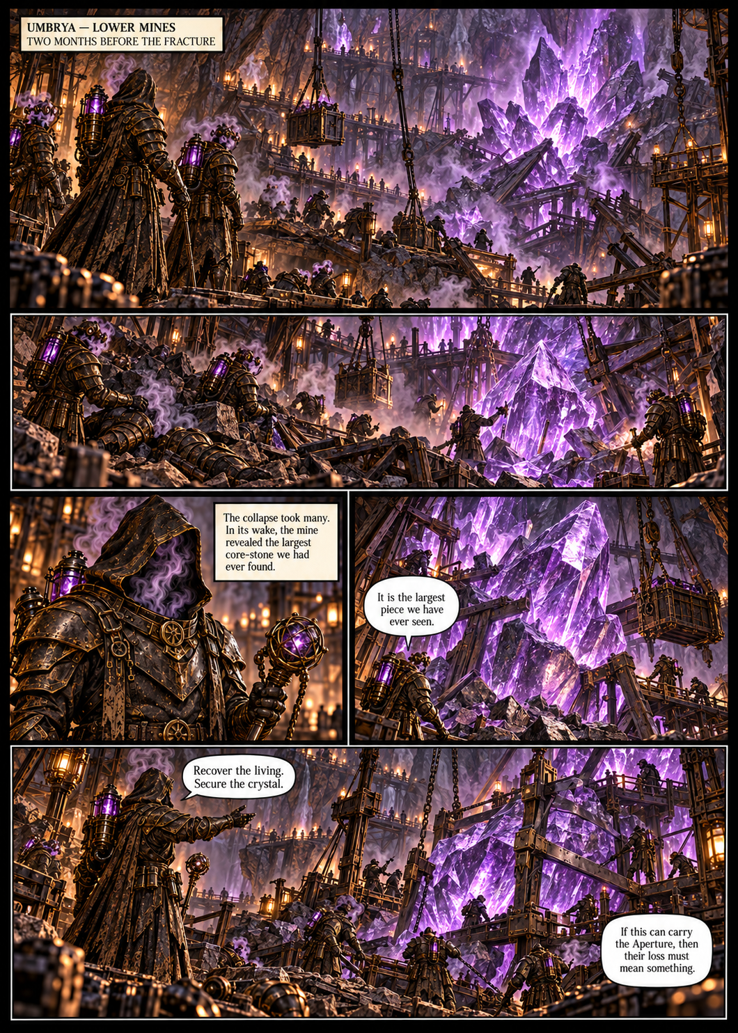 Fractured core of Umbrya