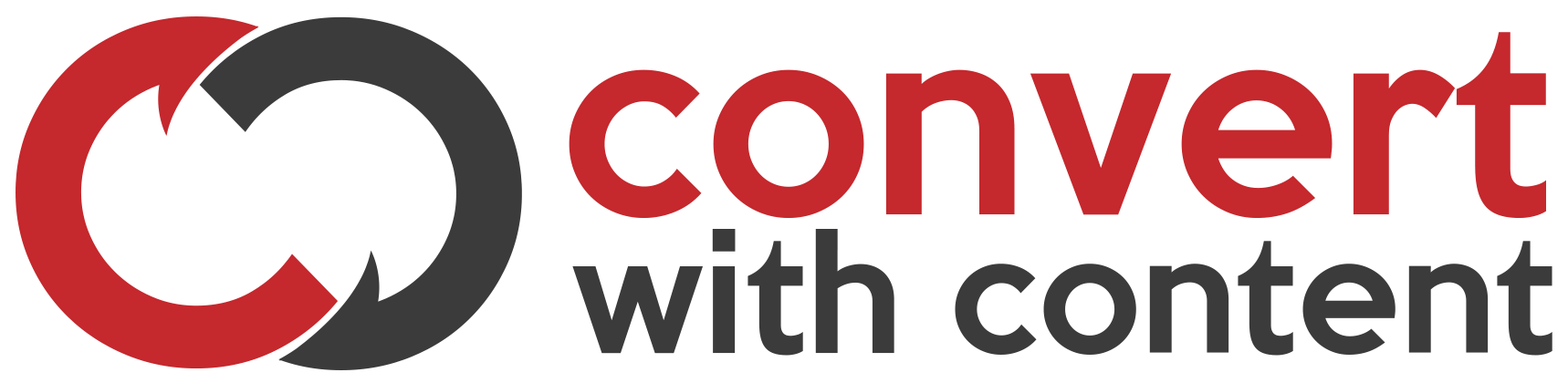 Original brand logo, red and charcoal