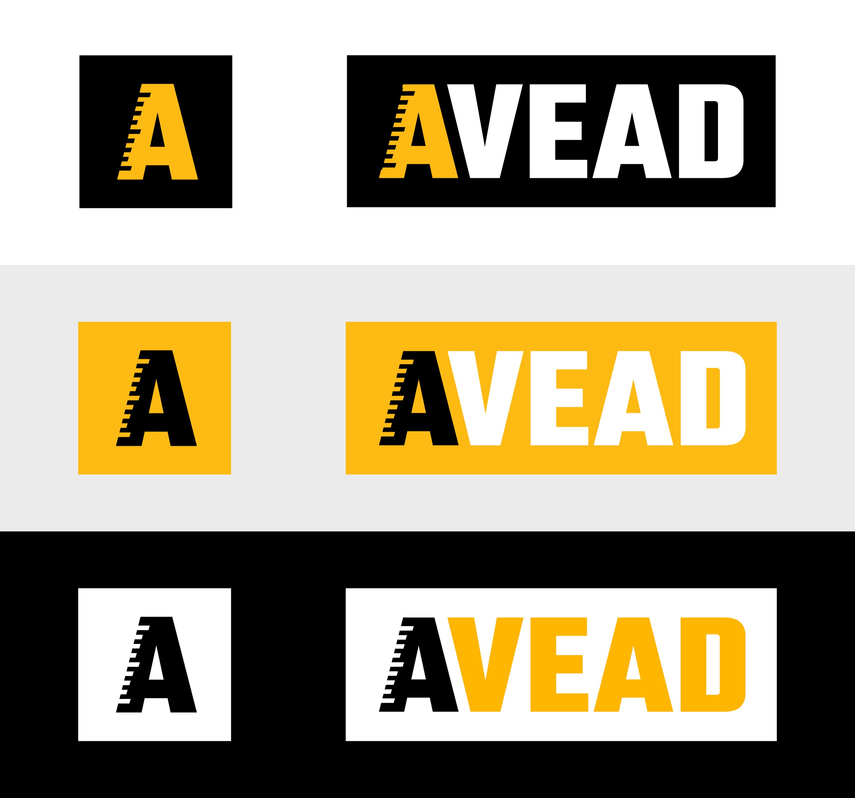 AVEAD — logo color variations