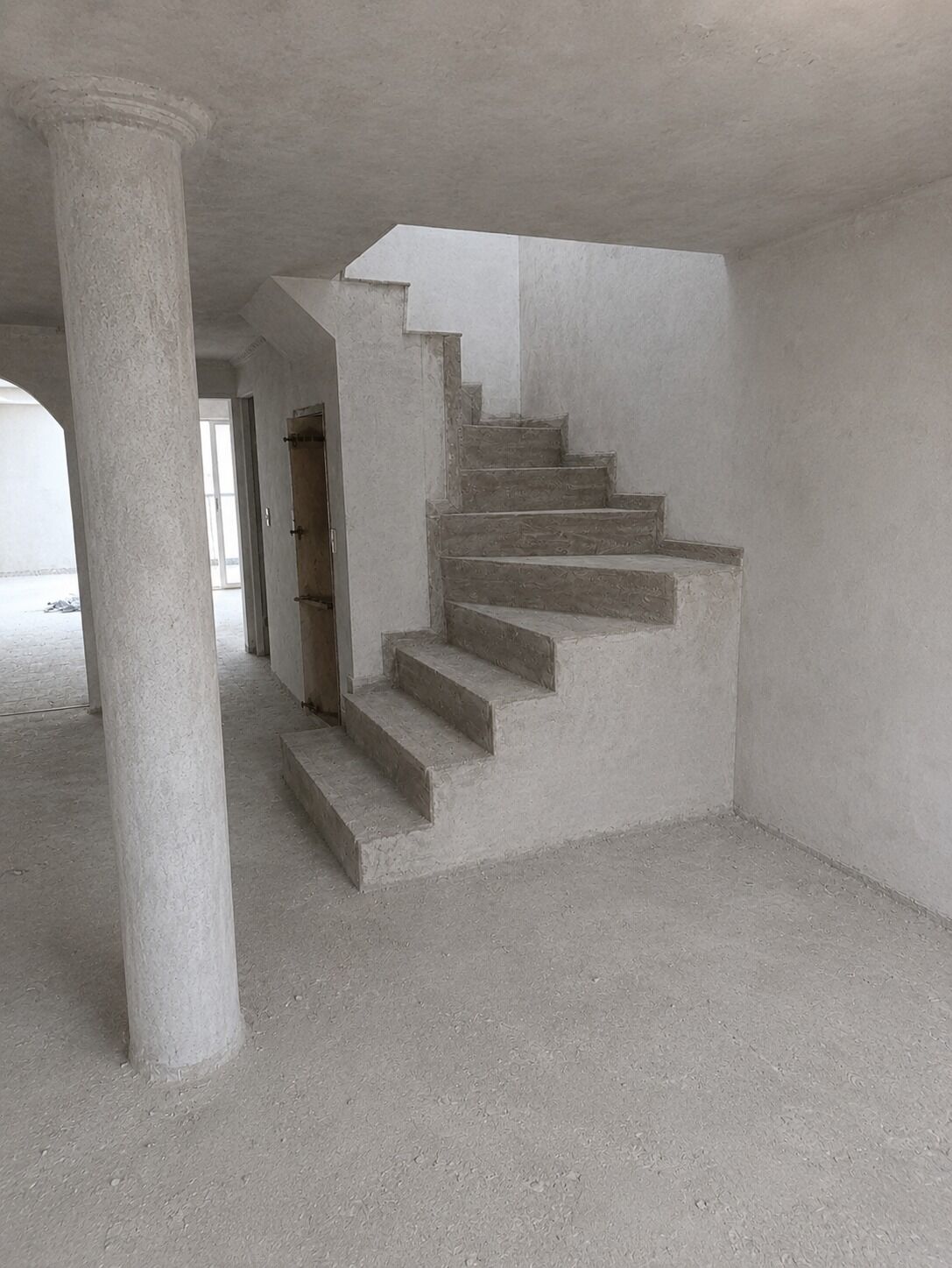 Antes: escaleras