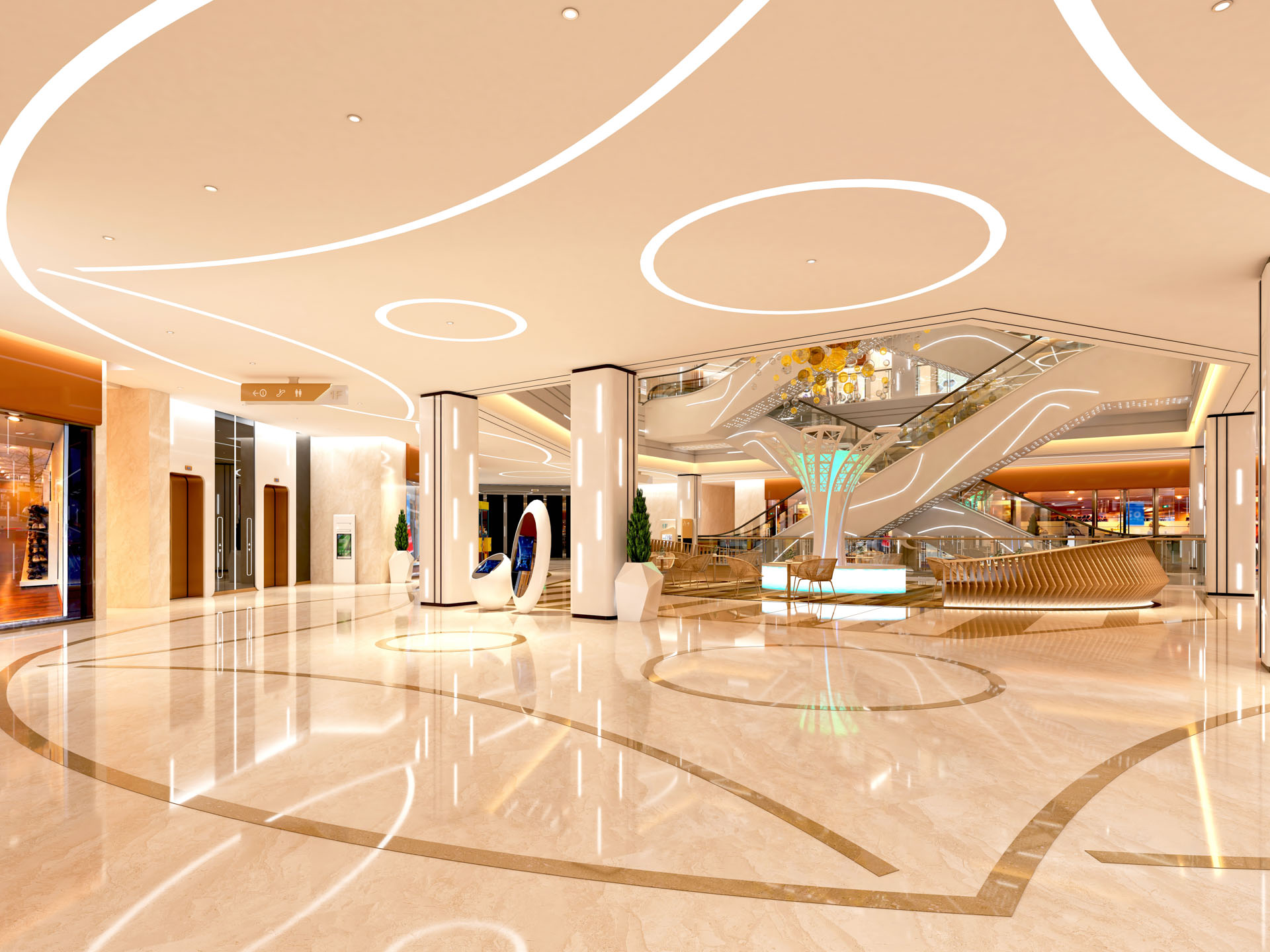 Commercial workplace cleaned by CleanCo