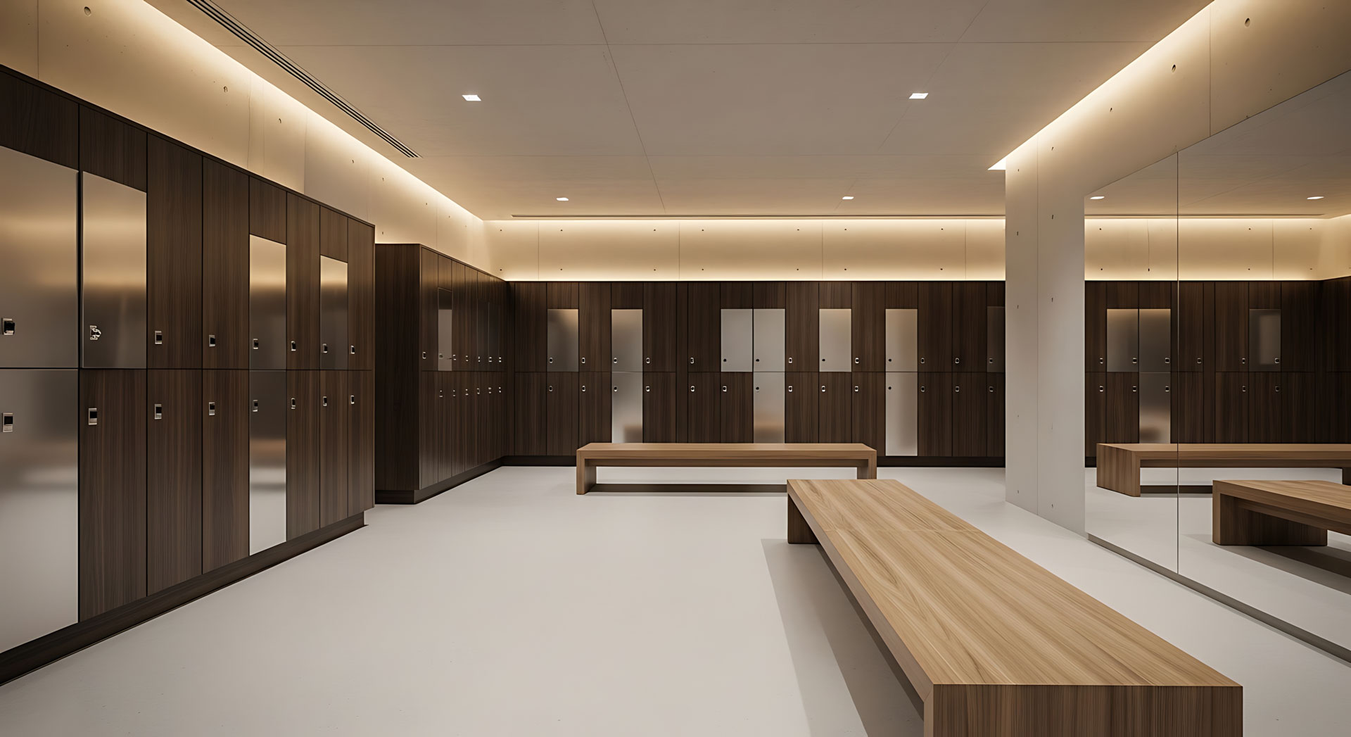 Gym change room