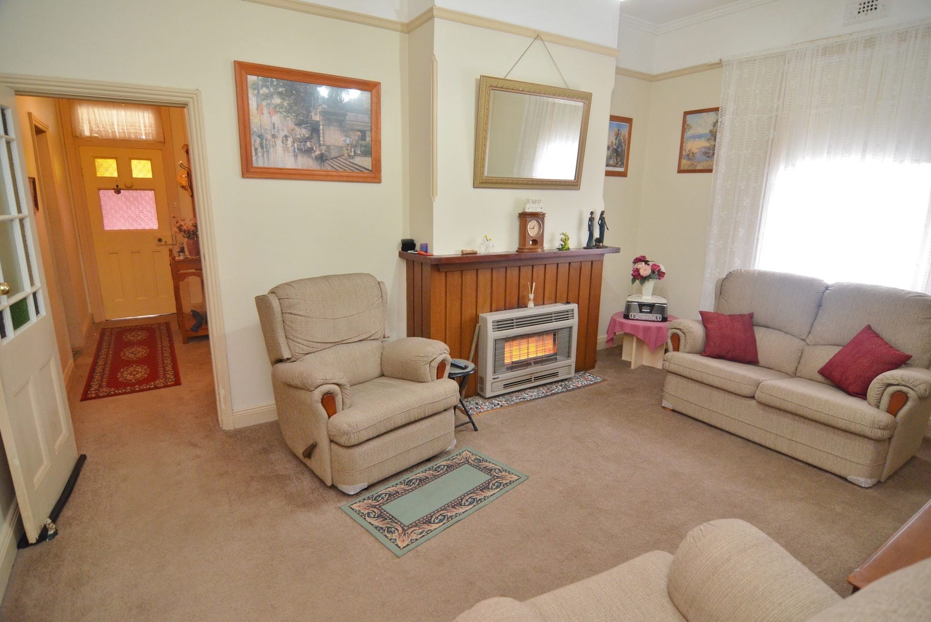 Before: the front lounge