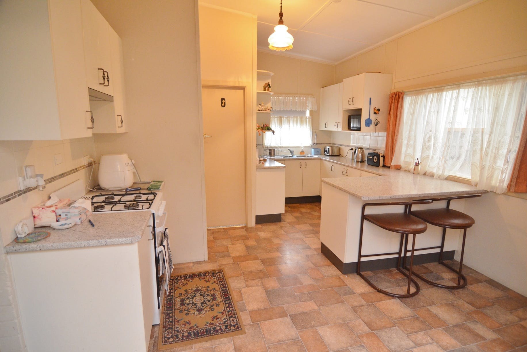 Before: the original kitchen