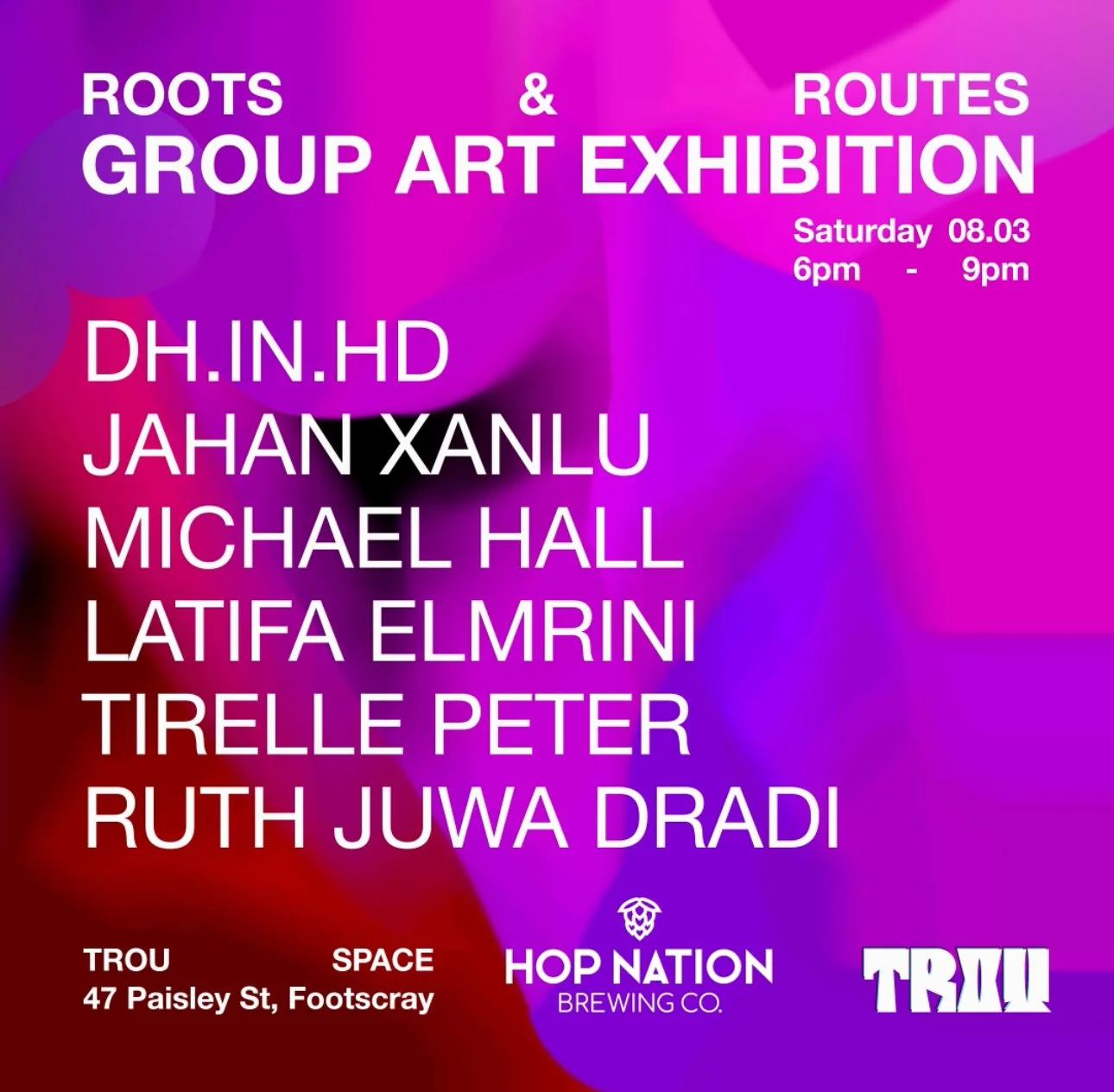 Roots and Routes Opening Group Art Exhibition