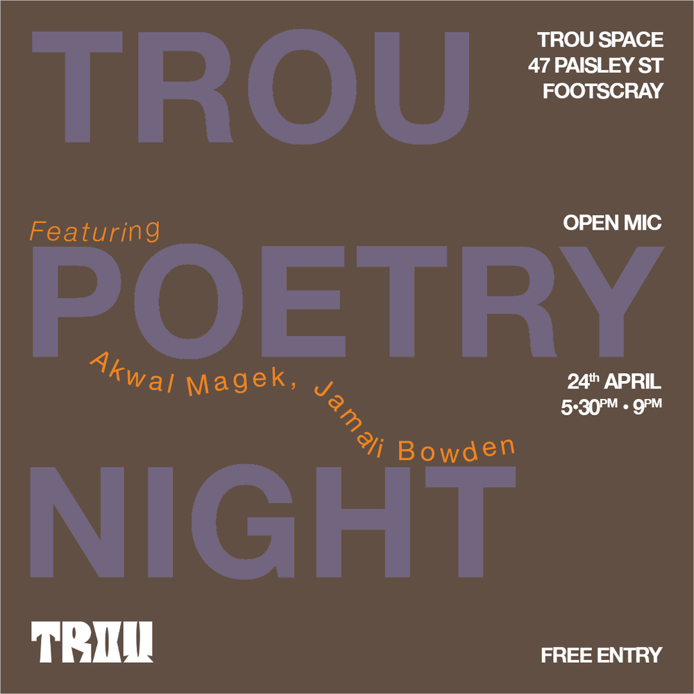 TROU Open Mic Poetry Night