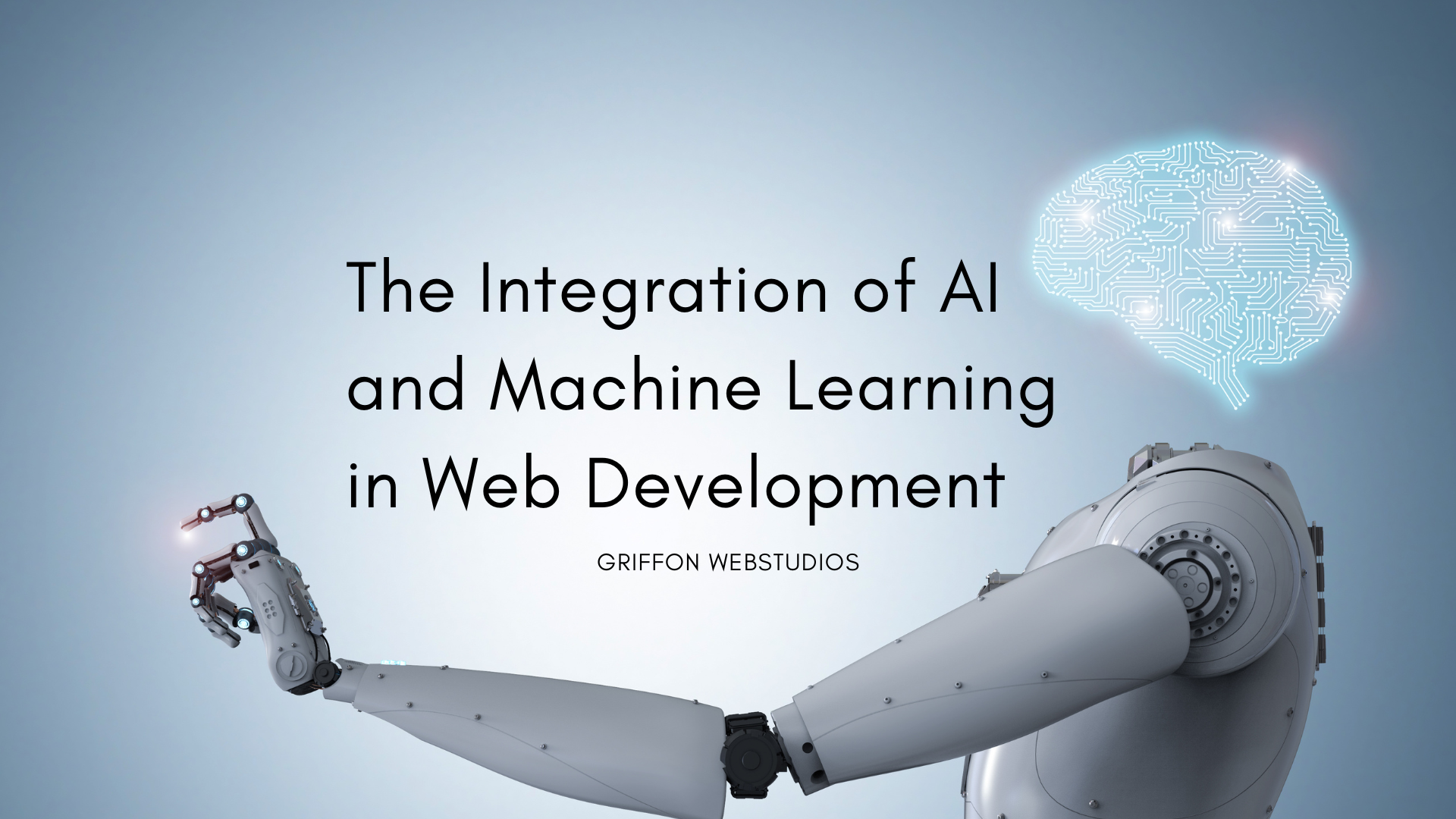 The integration of AI and machine learning in web development