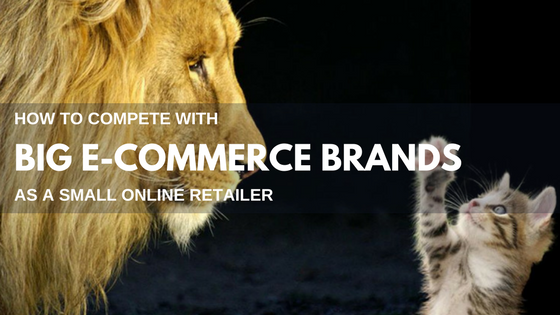 How to compete with big e-commerce brands as a small online retailer