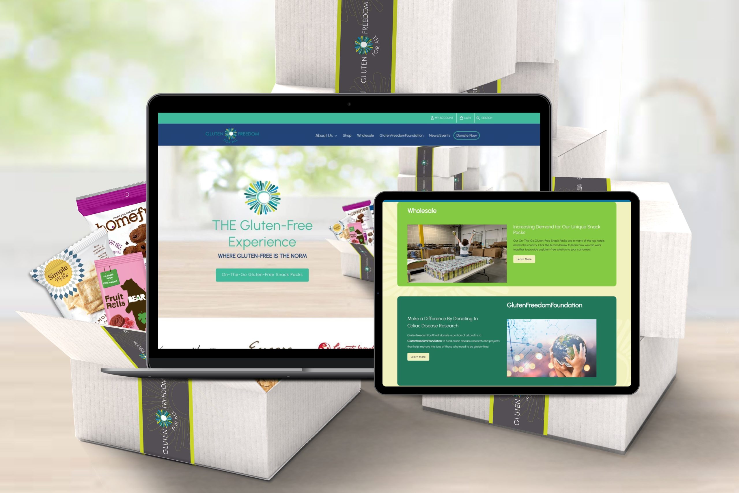 Gluten Freedom For All website