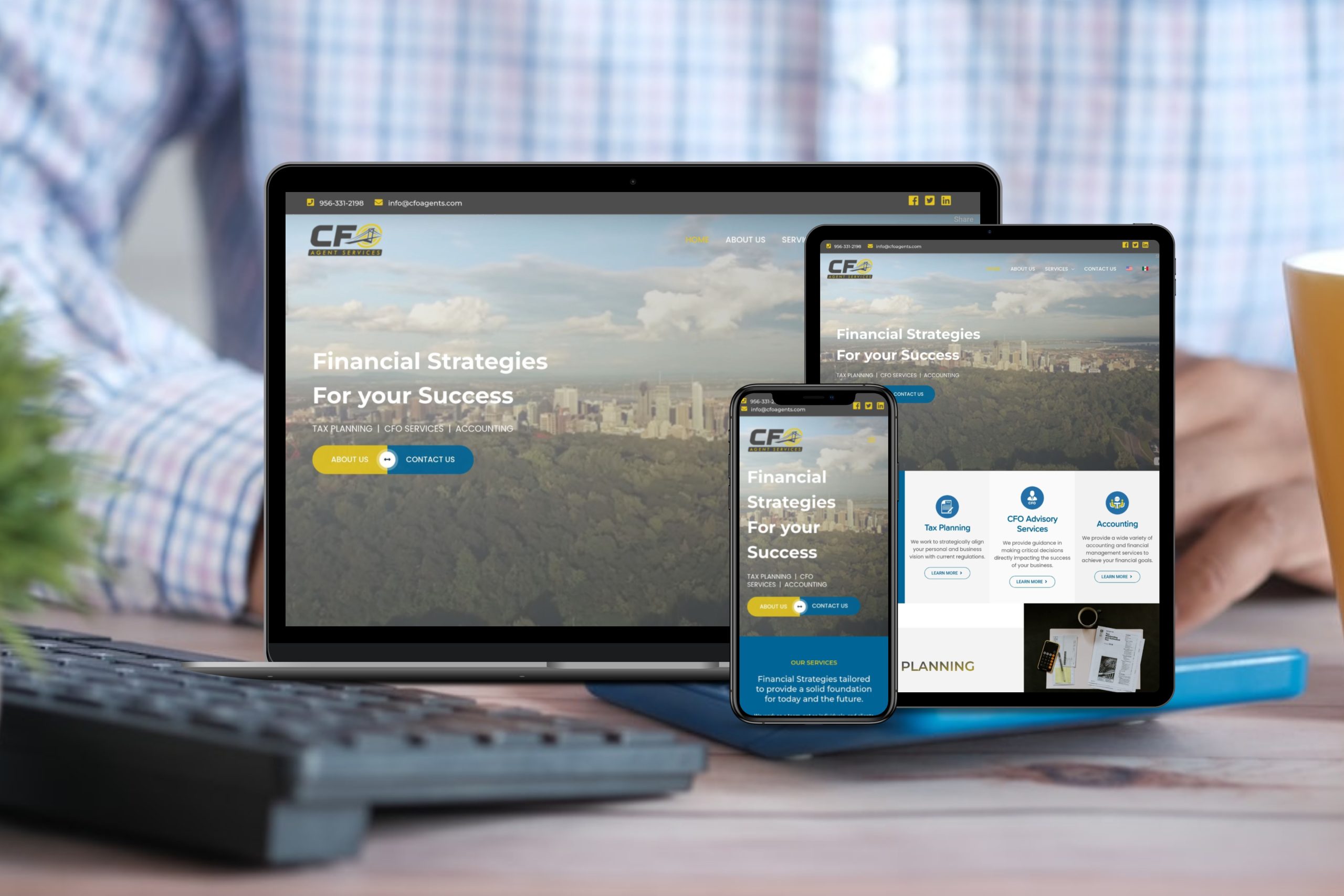 CFO Agents website
