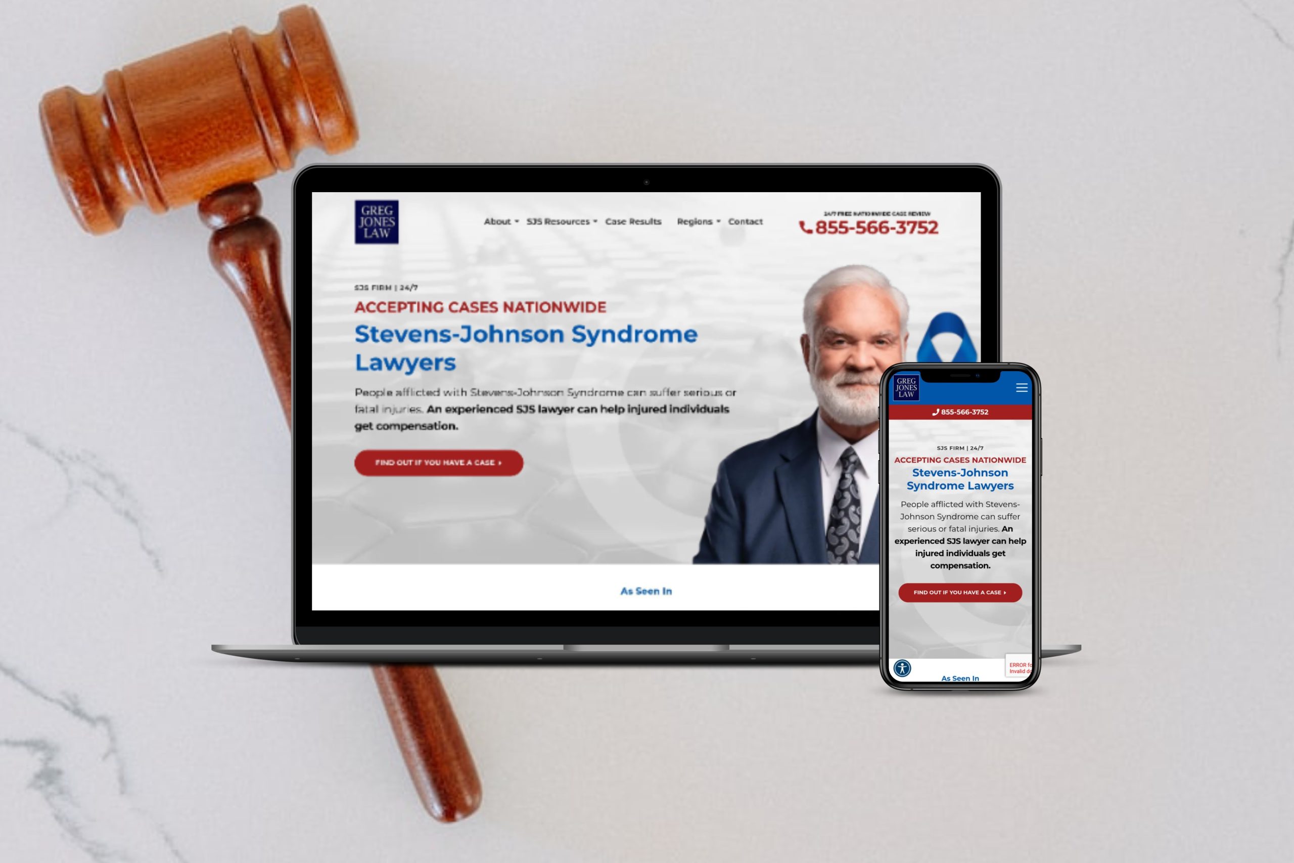 Greg Jones Law website