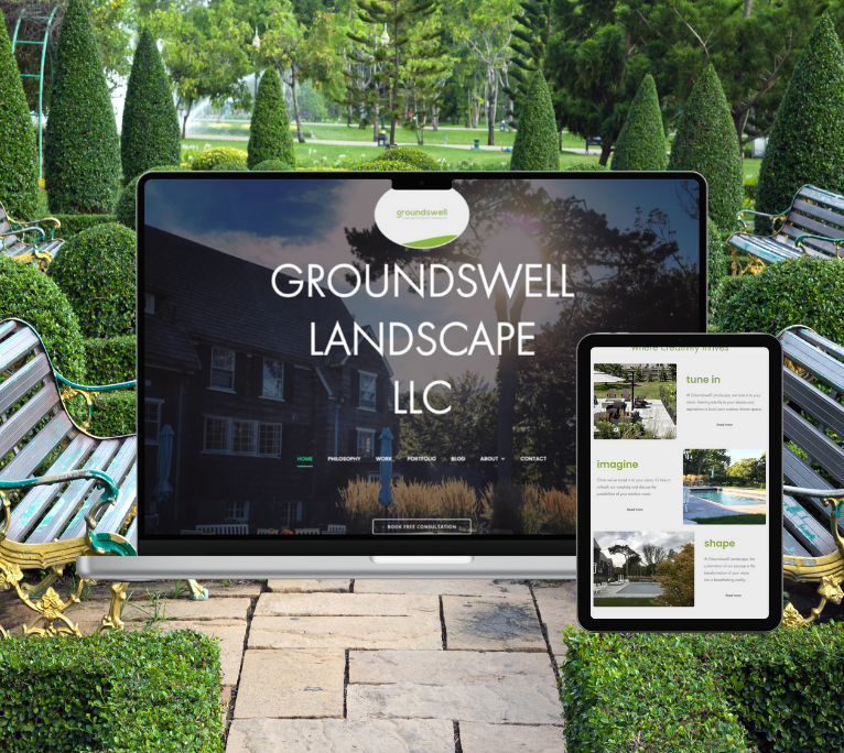 The Groundswell Design website