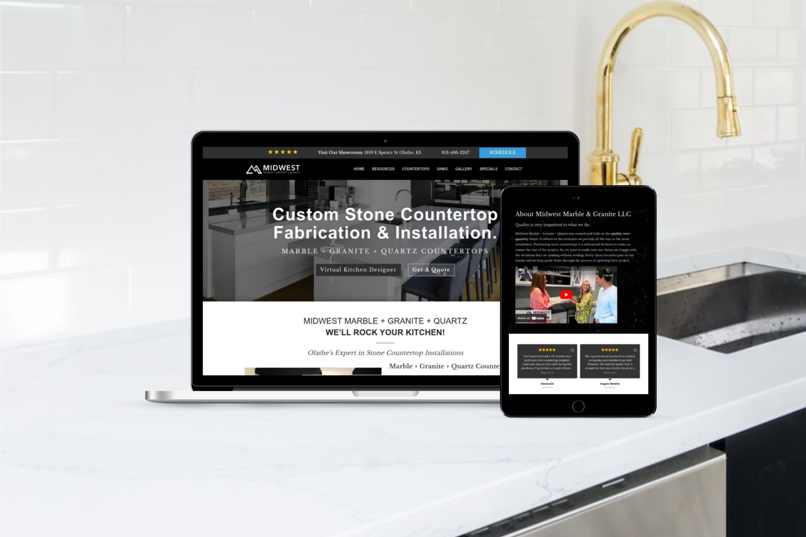 Midwest Marble & Granite website
