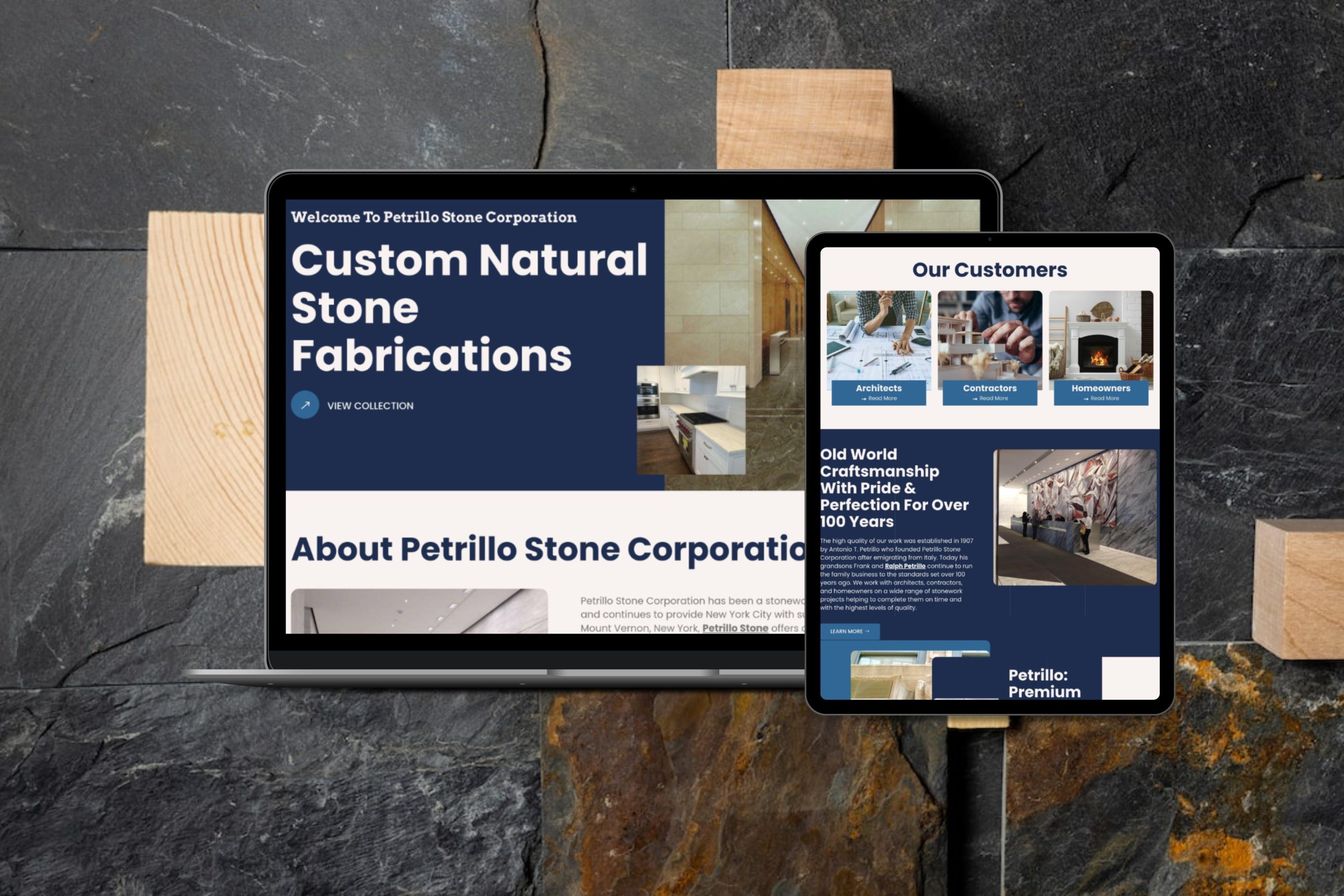 Petrillo Stone Corporation website