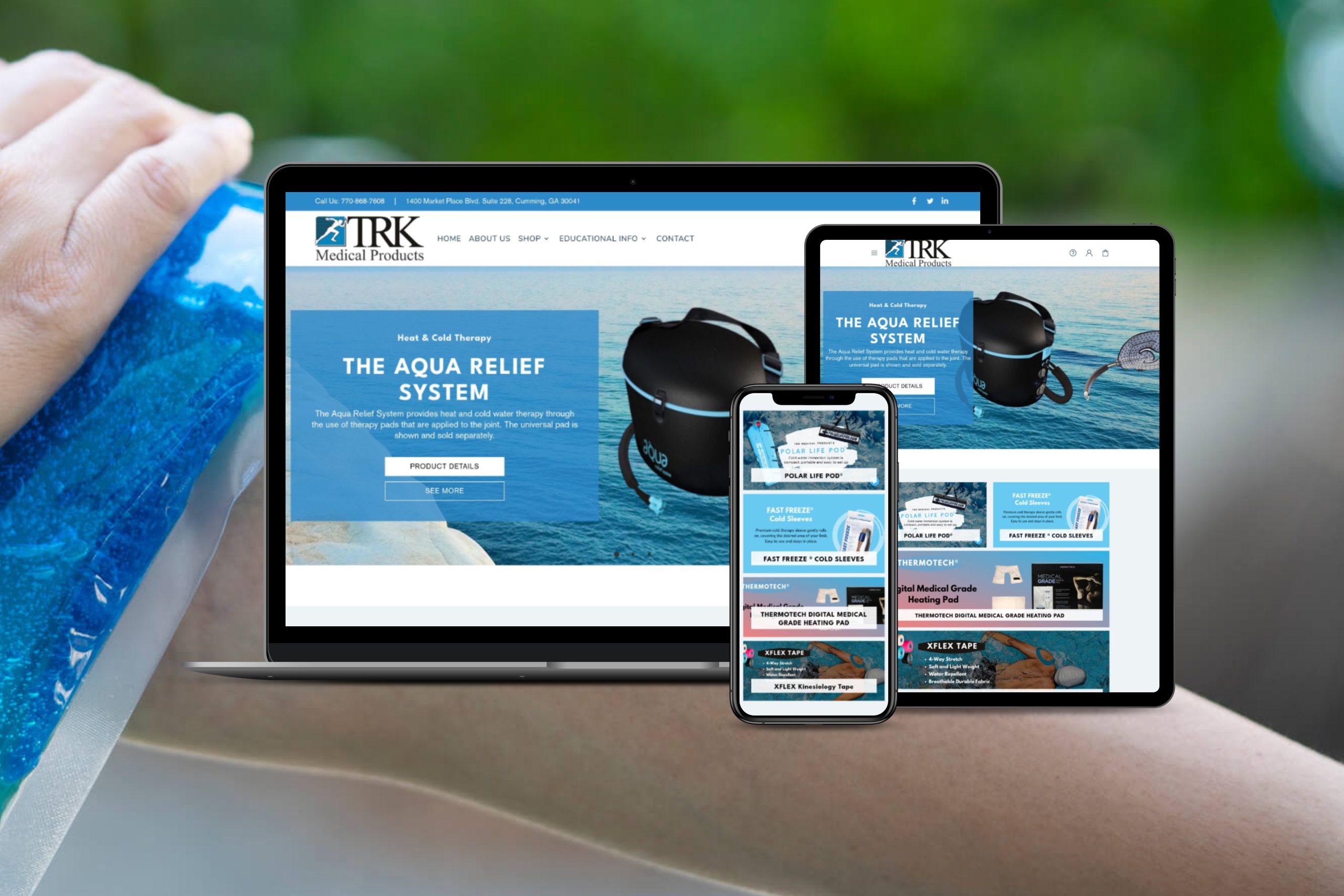 TRK Medical Products website