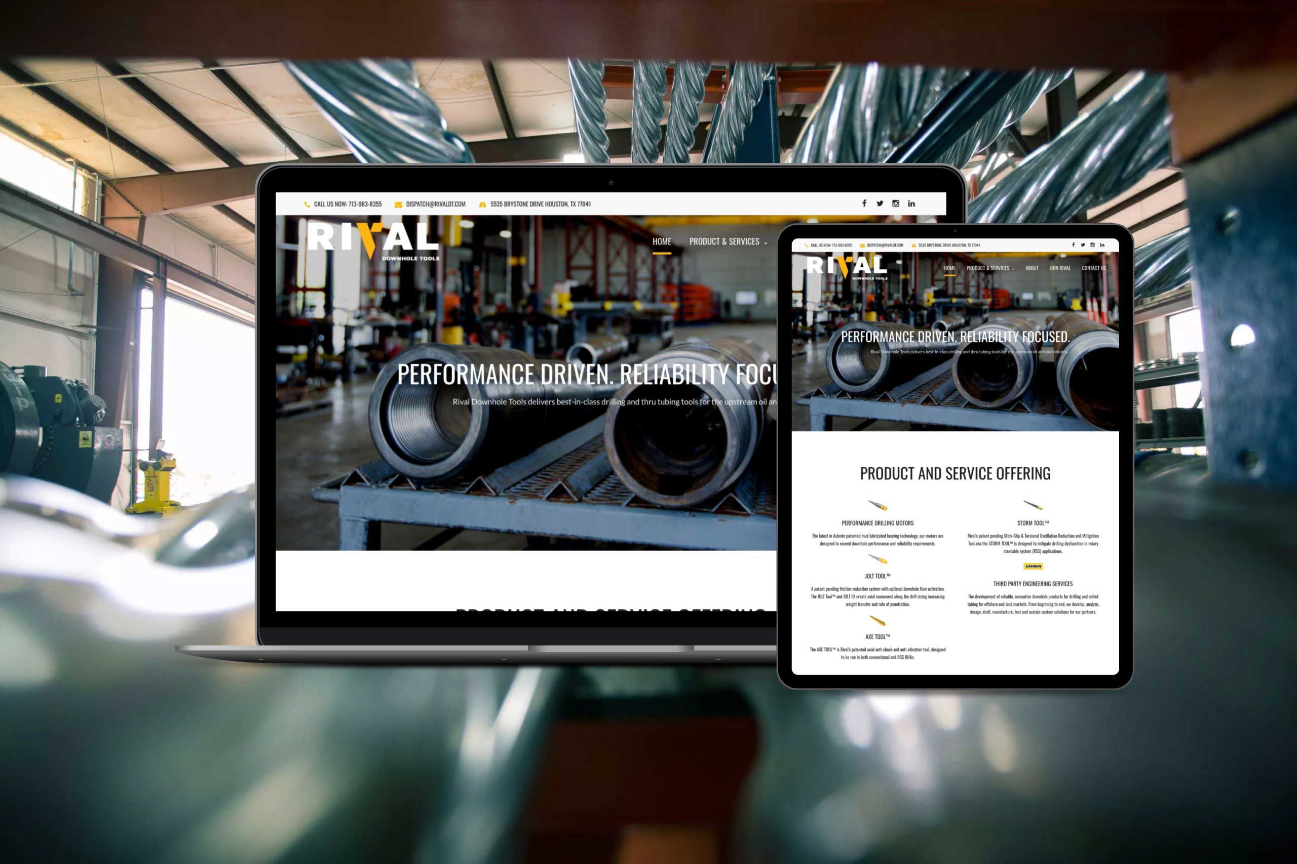Rival Downhole Tools website