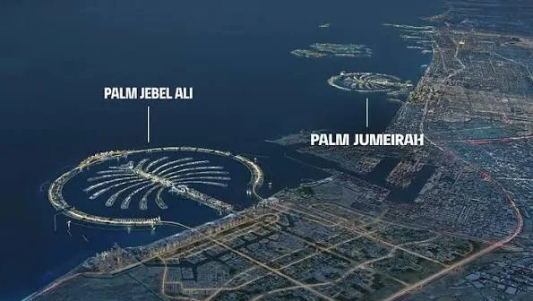 Palm Jebel Ali Comparison Graphic