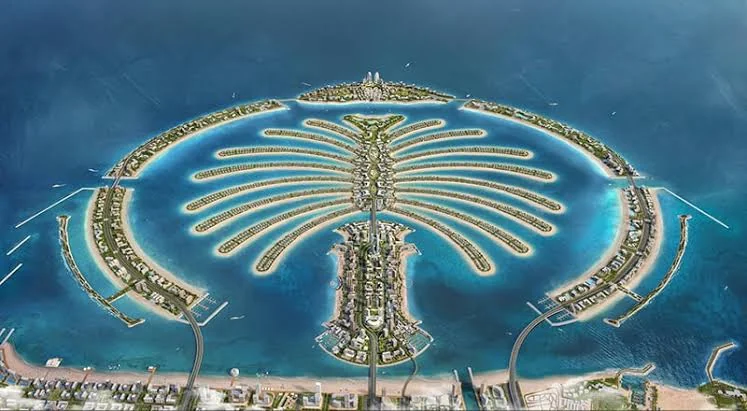 Palm Jumeirah Aerial View